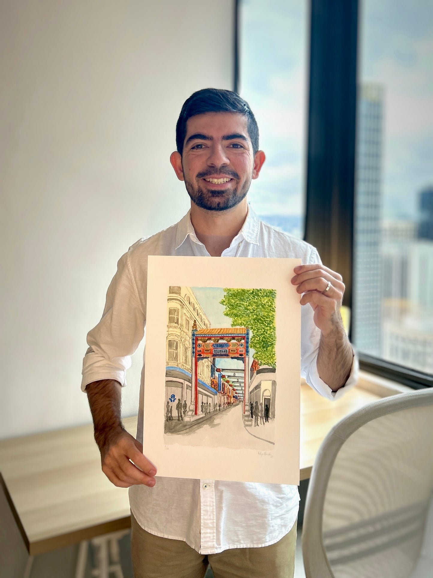 6. CHINATOWN GATE WATERCOLOR | MELBOURNE, AUSTRALIA