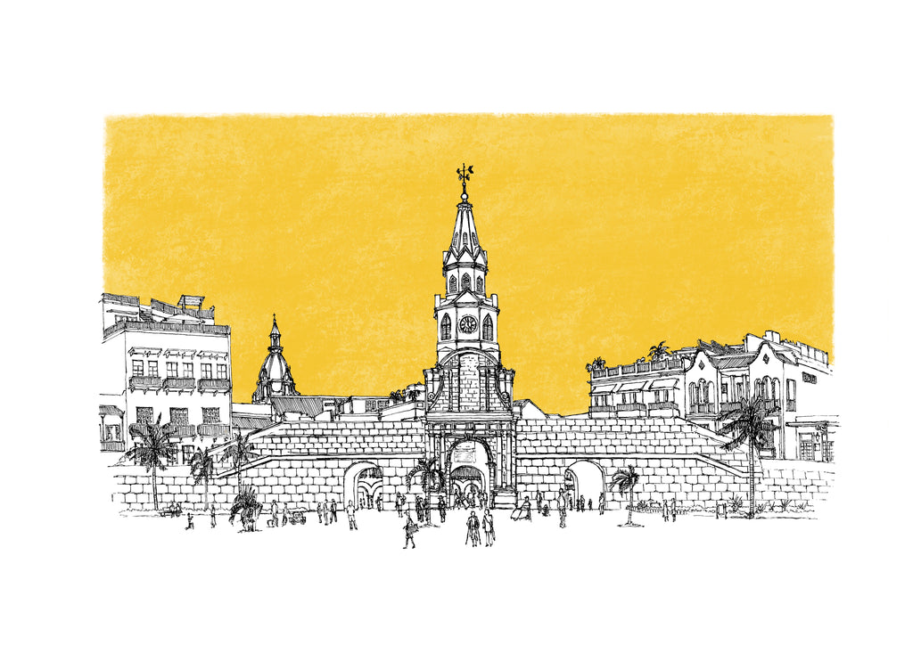 THE CLOCK TOWER INK | Cartagena, Colombia