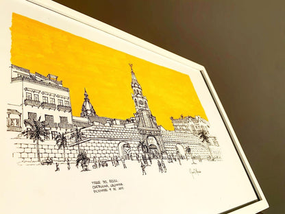 2. THE CLOCK TOWER INK | Cartagena, Colombia