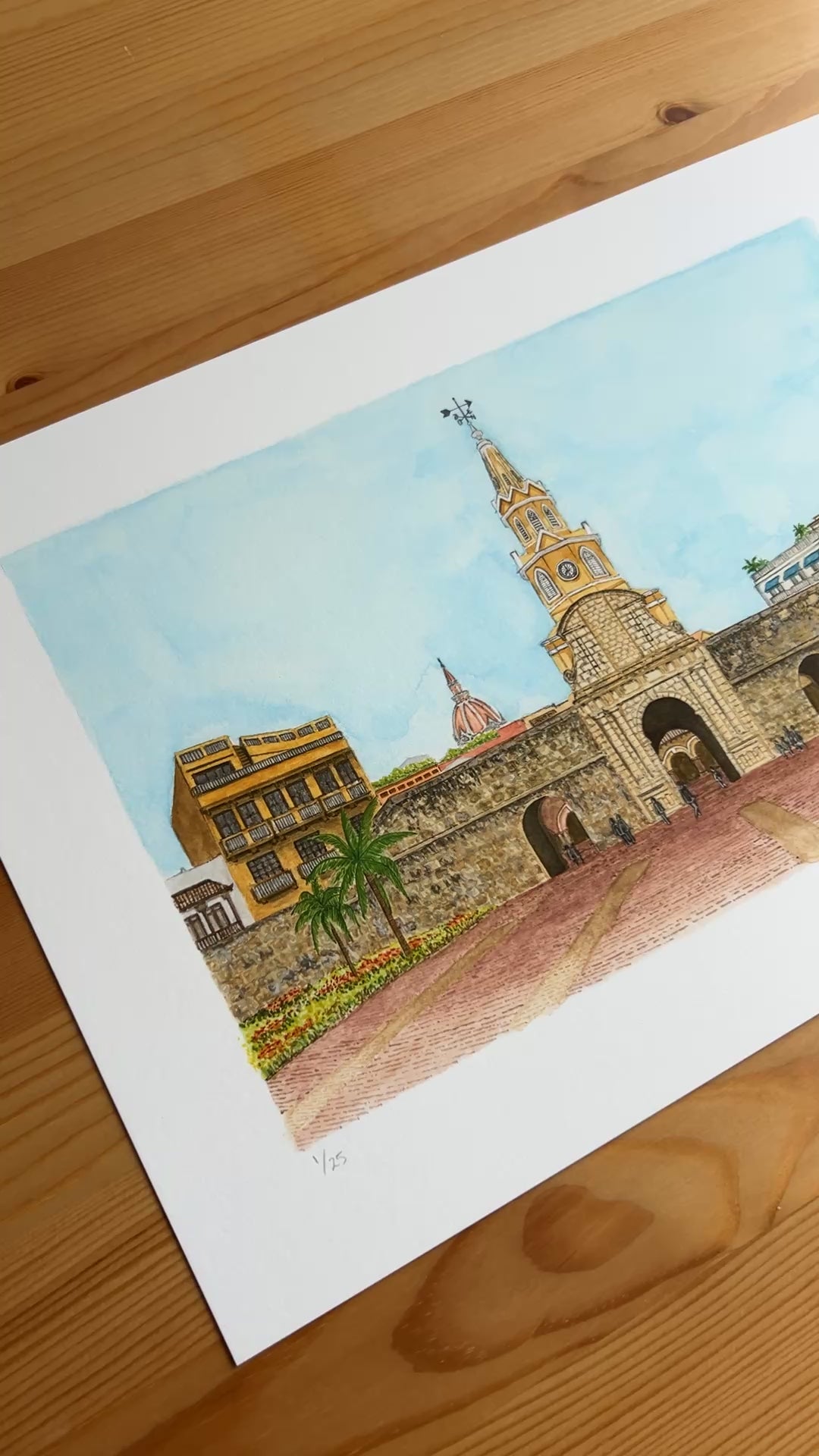 THE CLOCK TOWER Limited Edition Print | Cartagena, Colombia